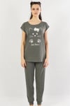 Vienetta Kadın (Antrasit) Kısa Kollu Pijama Takımı 1040050000 