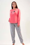 Vienetta Kadın Büyük Beden Uzun Kollu Pijama Takımı