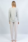 Vienetta Kadın (Gri Melanj) Uzun Kollu Pijama Takımı 1061930000