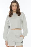 Vienetta Kadın (Gri Melanj) Uzun Kollu Şortlu Pijama Takımı 2015600000 