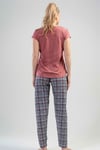 Vienetta Kadın (Kiremit) Kısa Kollu Pijama Takımı 1110032496 