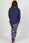 Vienetta Kadın Kırmızı Uzun Kollu Büyük Beden Pijama Takımı