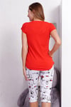 Vienetta Kadın Kısa Kollu Caprı Pijama Takımı