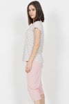 Vienetta Kadın Kısa Kollu Caprı Pijama Takımı