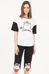 Vienetta Kadın Kısa Kollu Caprı Pijama Takımı