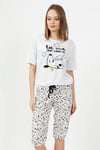 Vienetta Kadın Kısa Kollu Caprı Pijama Takımı
