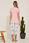 Vienetta Kadın Kısa Kollu Caprı Pijama Takımı