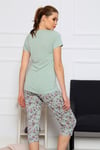 Vienetta Kadın Kısa Kollu Caprı Pijama Takımı