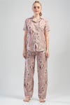 Vienetta Kadın Kısa Kollu Pijama Takımı