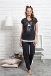 Vienetta Kadın Kısa Kollu Pijama Takımı