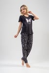 Vienetta Kadın Kısa Kollu Pijama Takımı