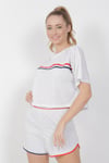 Vienetta Kadın Kısa Kollu Şortlu Pijama Takımı