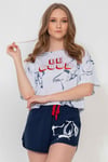 Vienetta Kadın Kısa Kollu Şortlu Pijama Takımı