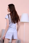 Vienetta Kadın Kısa Kollu Şortlu Pijama Takımı