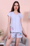 Vienetta Kadın Kısa Kollu Şortlu Pijama Takımı