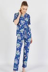 Vienetta Kadın (Mavi) Kısa Kollu Pijama Takımı 0110090427