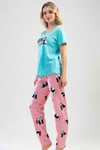 Vienetta Kadın (Mint) Kısa Kollu Pijama Takımı 1114534115