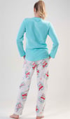 Vienetta Kadın Mint Polar Uzun Kollu Pijama Takımı 2030400183