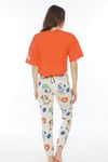 Vienetta Kadın (Oranj) Kısa Kollu Pijama Takımı 0121356580