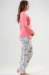 Vienetta Kadın Pembe Polar Uzun Kollu Pijama Takımı 2030290353