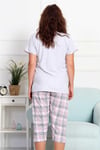 Vienetta Kadın Pijama Caprı Battal