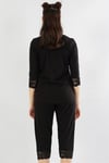 Vienetta Kadın (Siyah) 3/4 Kollu Capri Pijama Takımı 1030350000