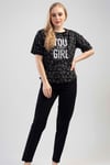 Vienetta Kadın (Siyah) Kısa Kollu Pijama Takımı 1110290335 