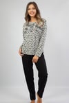 Vienetta Kadın (Siyah) Uzun Kollu Pijama Takımı 1060041962
