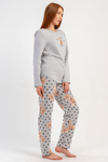 Vienetta Kadın Uzun Kollu Pijama Takımı
