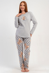 Vienetta Kadın Uzun Kollu Pijama Takımı