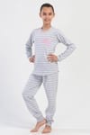 Vienetta Kids 4030180000 Kız Çocuk Uzun Kollu 2 İplik Pijama Takımı