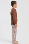 Vienetta Kids 5030757715 Erkek Çocuk Uzun Kollu Pijama Takımı