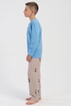 Vienetta Kids 5030757715 Erkek Çocuk Uzun Kollu Pijama Takımı