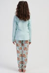 Vienetta Kids 5031933197 Kız Çocuk Uzun Kollu Pijama Takımı
