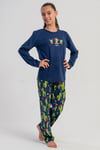 Vienetta Kids 5032752057 Kız Çocuk Uzun Kollu Pijama Takımı