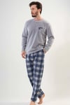 Vienetta Man 2020170282-B Erkek Uzun Kollu Pijama Takımı