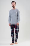 Vienetta Man 2041870013 Erkek Uzun Kollu Pijama Takımı