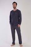 Vienetta Man 3050222106 Erkek Uzun Kollu P.Suprem Pijama Takımı
