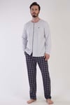 Vienetta Man 3050222106 Erkek Uzun Kollu P.Suprem Pijama Takımı