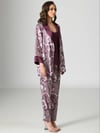 Vienetta (Mürdüm) Kadın Saten Üçlü Pijama Takımı 1611125062