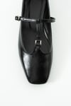 Fisher Siyah Toka Detaylı Kadın Ayakkabı