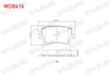 FREN BALATA ARKA GOLF V 1.4 TSI 2003-2009/ CADDY III 2.0 SDI 2004-2015/ JETTA III 1.6 FSI 2005-2010/ TIGUAN 1.4 TSI 2016-/ PASSAT 1.4 TSI 2005-2008