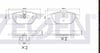 FREN BALATA ARKA IKAZLI  C SERISI (W204) C 180 2007-2014/ C 200 CDI 2007-2014 / C 220 CDI 2007-2014/ E CLASS (W212) E 180 2009-/ E 200 2009-/ E 220 CD