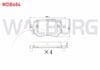 FREN BALATA ARKA IKAZLI VOLKSWAGEN CADDY IV 1.6 TDI 2015-/ SEAT LEON (5F) 1.8 TSI 2012-/ 2.0 TDI 2012-/ LEON CUPRA 2.0 TDI 2006-/ SKODA OCTAVIA (5E3)