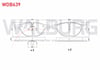 FREN BALATA ON BMW 5 SERISI (F10) 535 D 2010- / (F10) 530 D 2010- / (F10) 535 i 2010-/ 7 SERISI 730 i 2009-/ 740 i 2009-/ 6 SERISI (F13) 640 i 2010-/