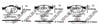 FREN BALATA ON FORD TRANSIT CONNECT 1.8 TDCI 17.80mm 2002-2013 1355950 1360303 4346371 4427737