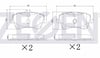 FREN BALATA ON MERCEDES C SERISI (W203) C 200 CDI 2000-2006/ (W203) C 180 2000-2006/ (W203) C 200 2000-2006/ (W203) C 270 CDI 2000-2006/ (W203) C 220