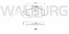 FREN BALATA ON MERCEDES C SERISI (W203) C 200 20.00mm 2000-2006 A0024202220A0024202120 A0054200320 A0054204620