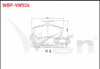 FREN BALATA ON VOLKSWAGEN POLO CLASSIC (6KV2) 1.6 1995-2001 / GOLF II (19E,1G1) 1.8 GTI 1983-1992 / AUDI 80 (89,89Q,8A,B3) 1.8 S 1986-1991/80 (89,89Q,8A,B3) 1.6 TD 1986-1991