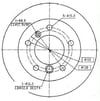 FREN DİSKİ ARKA SPRİNTER 312.313 LT35 OM.602,611 95-06 A9024230312 A9024230112 A9024230412 A9024230512 2D0615601A FRD FCR229A TRW DF4088S FEBI 09101